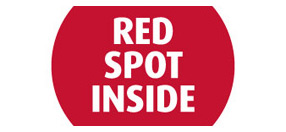RED SPOT INSIDE