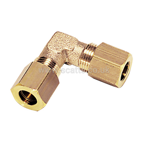 0104 08 00  Legris Brass Pipe Fitting, Tee Compression Equal Tee