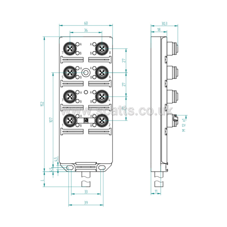 ASBV8-LED-5-242/10M