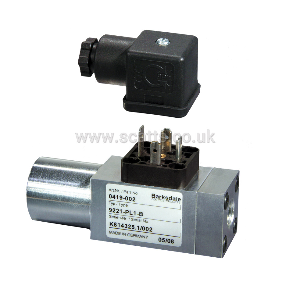 9221-PL1-V | BARKSDALE CONTROLS | 0419-002 | 9000 SERIES