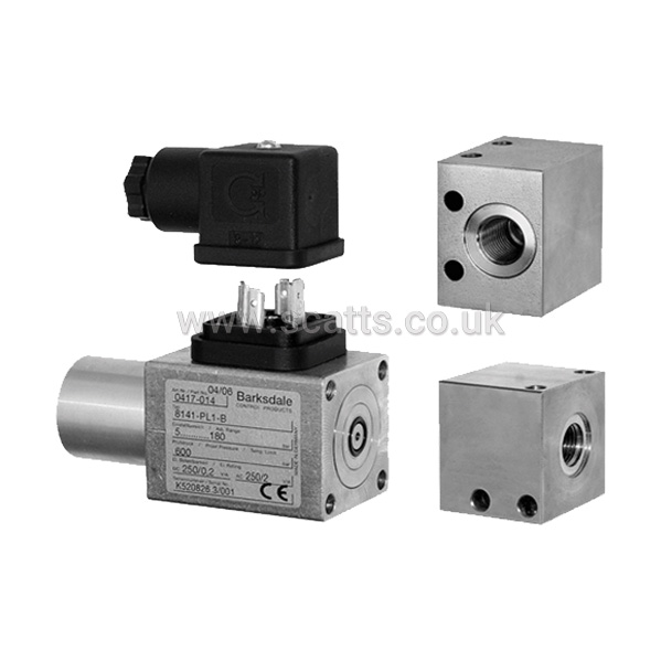 8131PL1BVA BARKSDALE CONTROLS 0417336 8000 SERIES MECHANICAL ADJUSTABLE PRESSURE