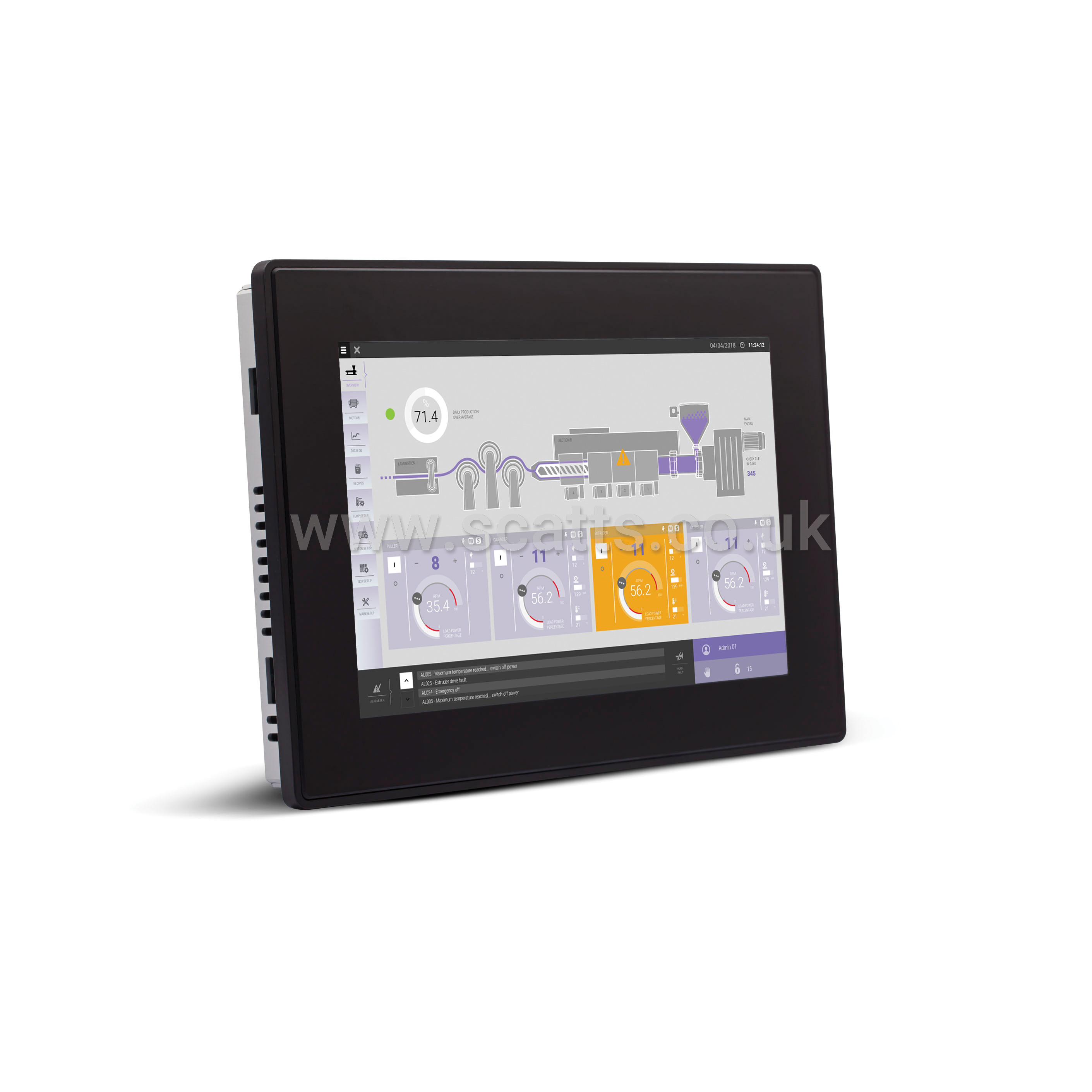 EX710U5P1 EXOR INTERNATIONAL +EX710U5P1 10.1" PCAP HMI/IIOT