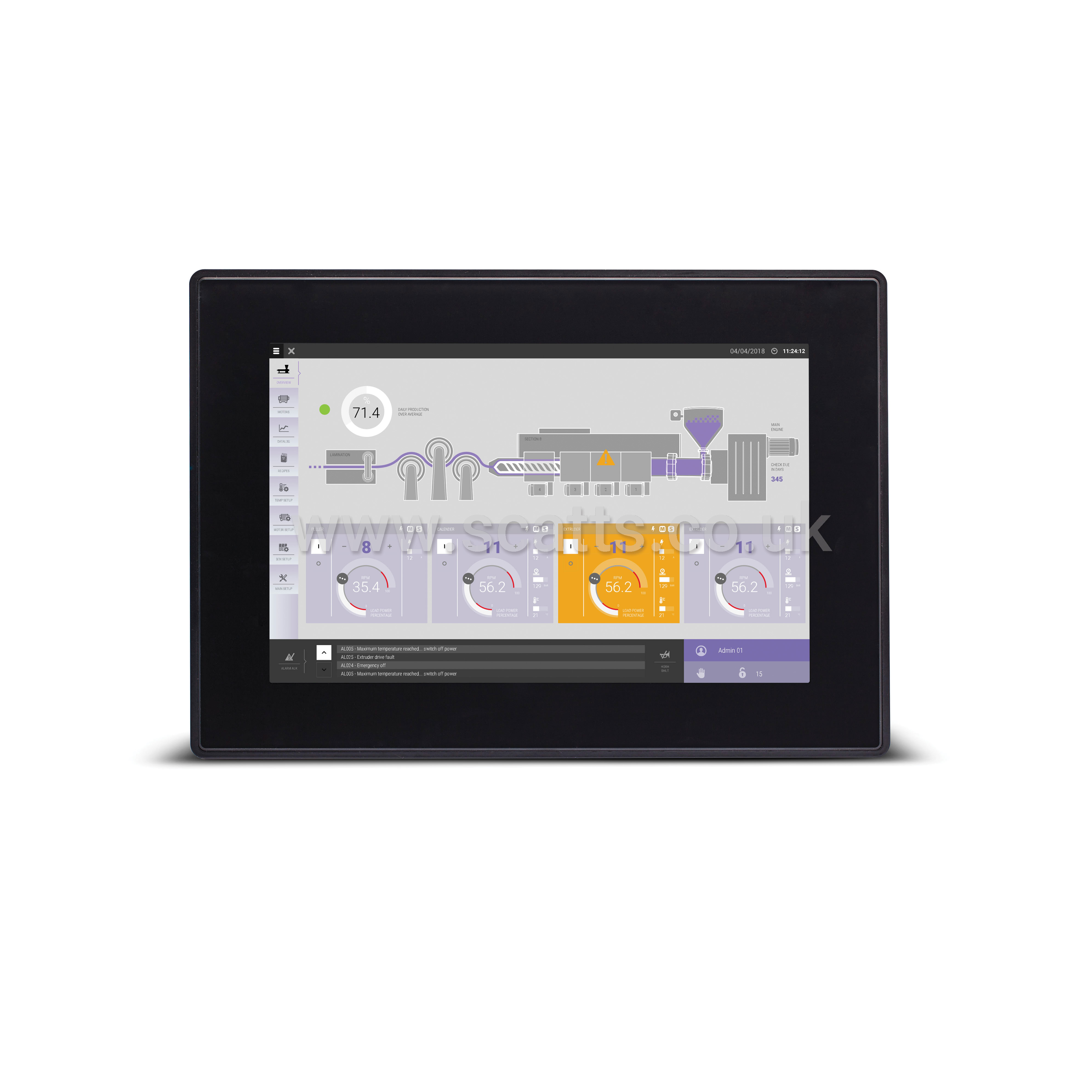 EX710U5P1 EXOR INTERNATIONAL +EX710U5P1 10.1" PCAP HMI/IIOT