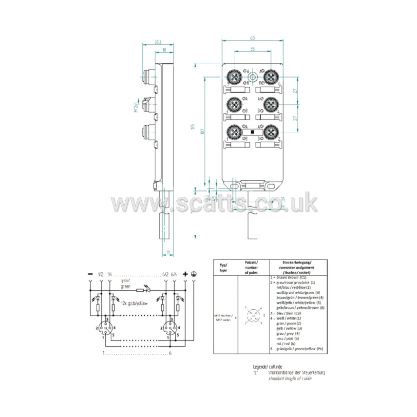 ASBV6-LED-5-332/10M