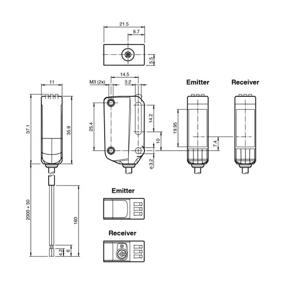 OBE20M-R100-S2EP-IOL